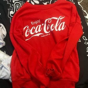 coca-cola sweater shirt